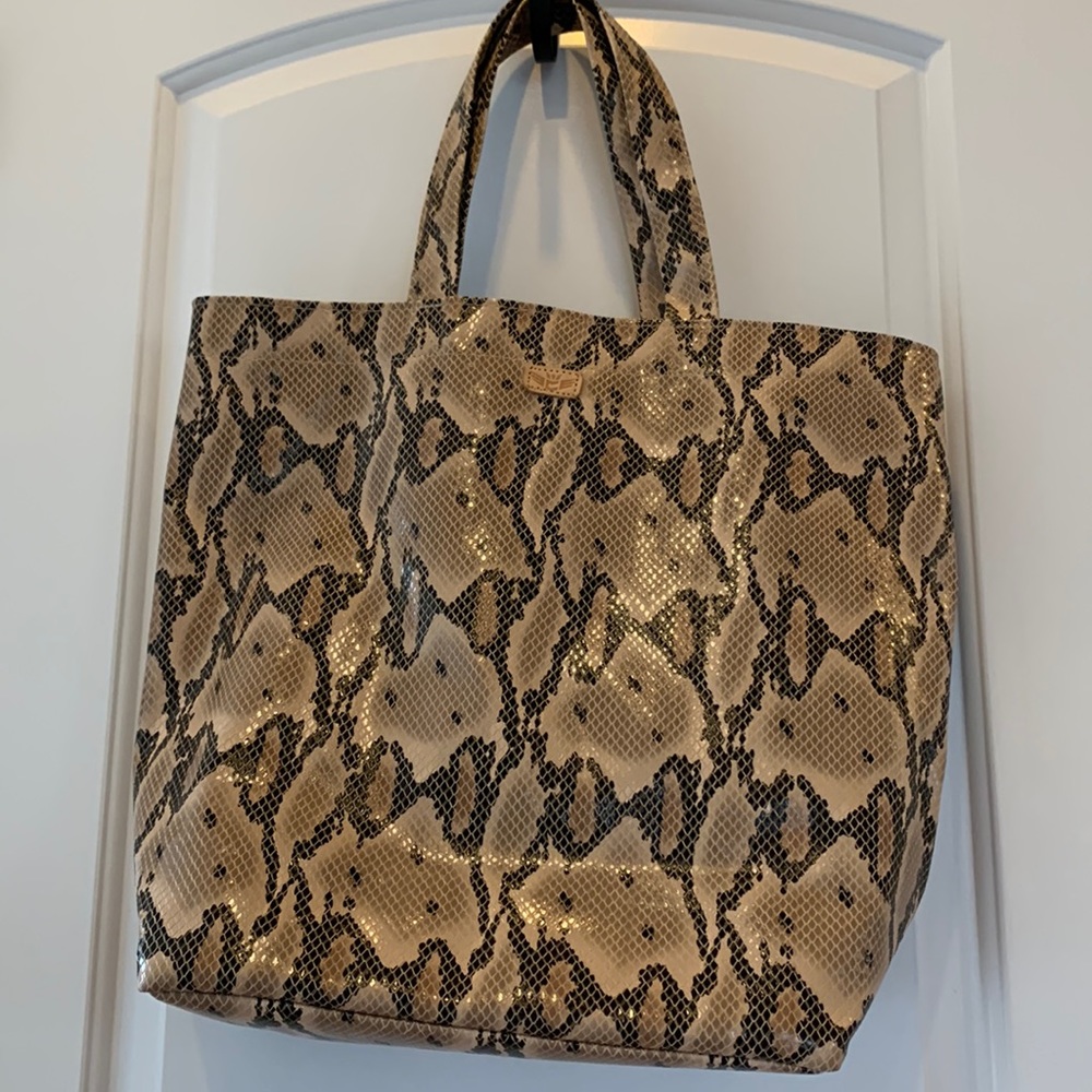 Snakeskin Tote- NWOT